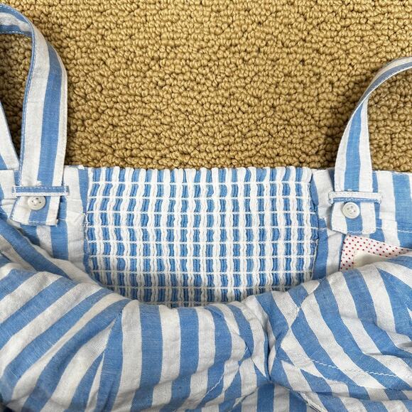 Maeve Anthropologie Striped Embroidered Strawberry Cami Top Blue 4 Coquette - Picture 10 of 15